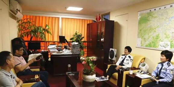 杭州市下城區領導到下城保安公司檢查指導工作